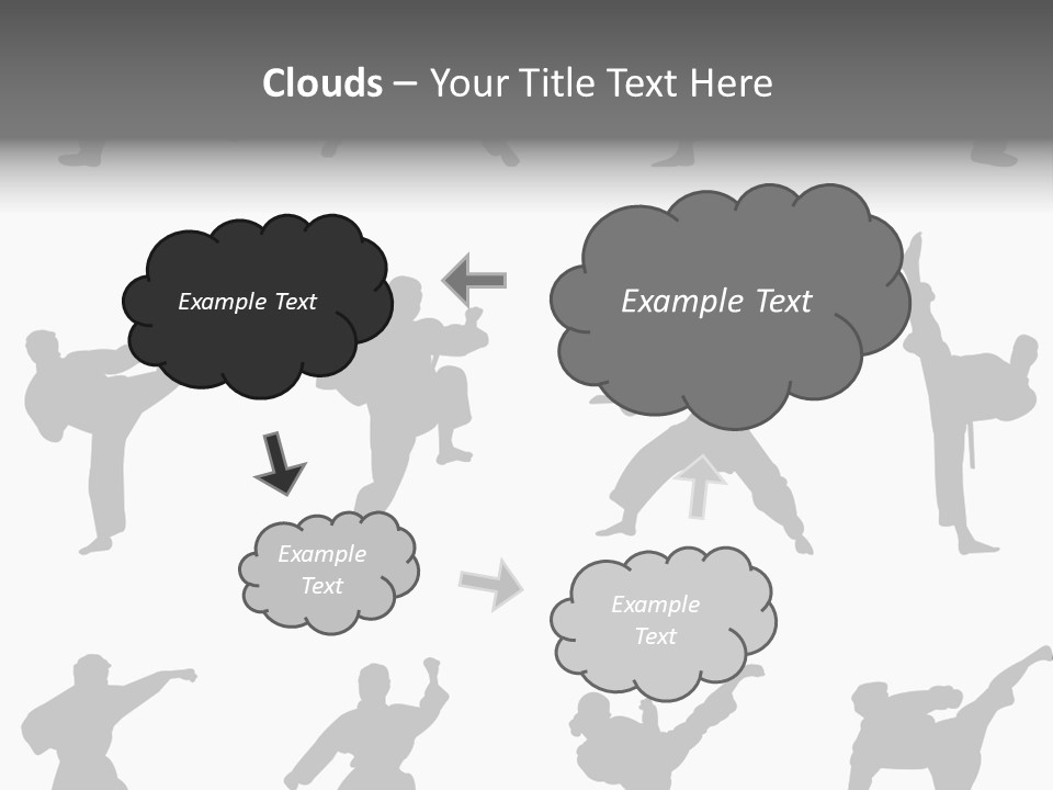 Vector Belt Karate PowerPoint Template