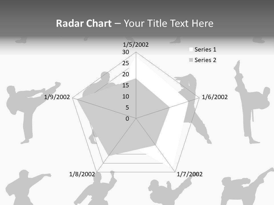 Vector Belt Karate PowerPoint Template