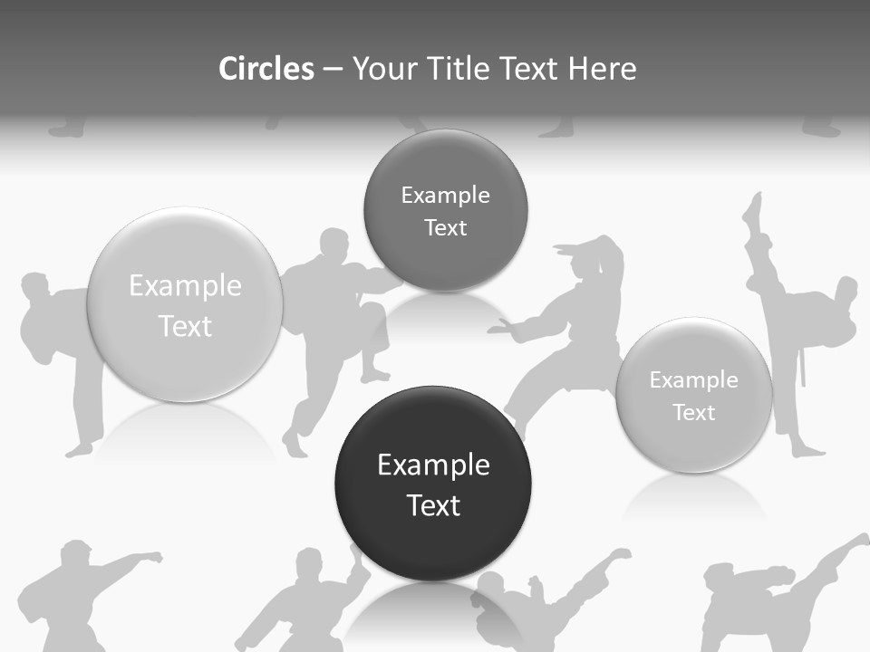 Vector Belt Karate PowerPoint Template