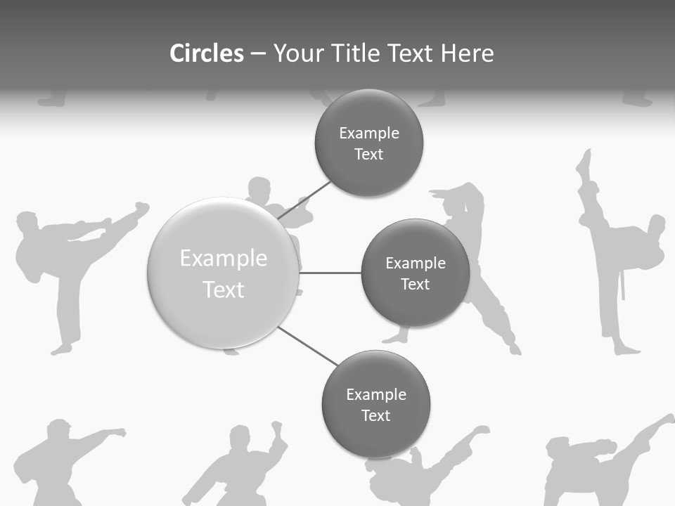 Vector Belt Karate PowerPoint Template