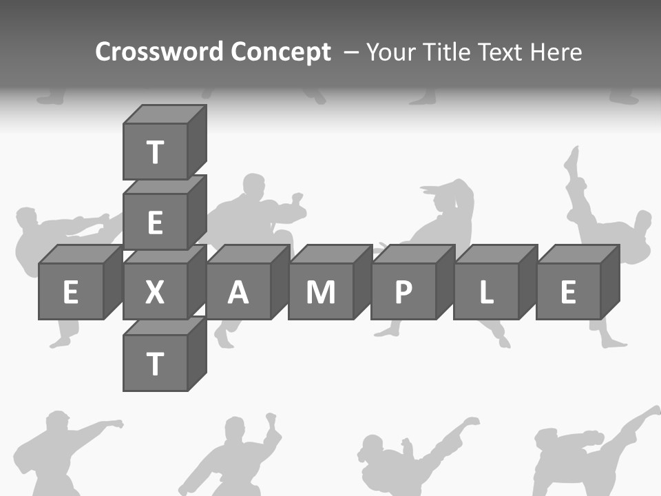 Vector Belt Karate PowerPoint Template