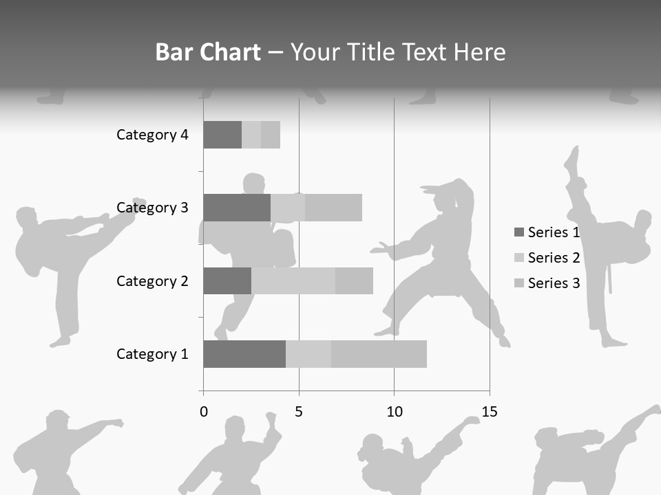 Vector Belt Karate PowerPoint Template