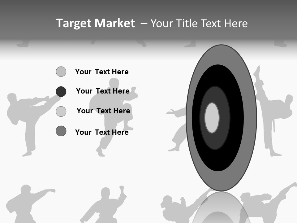 Vector Belt Karate PowerPoint Template