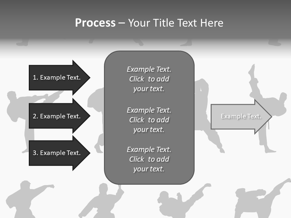 Vector Belt Karate PowerPoint Template