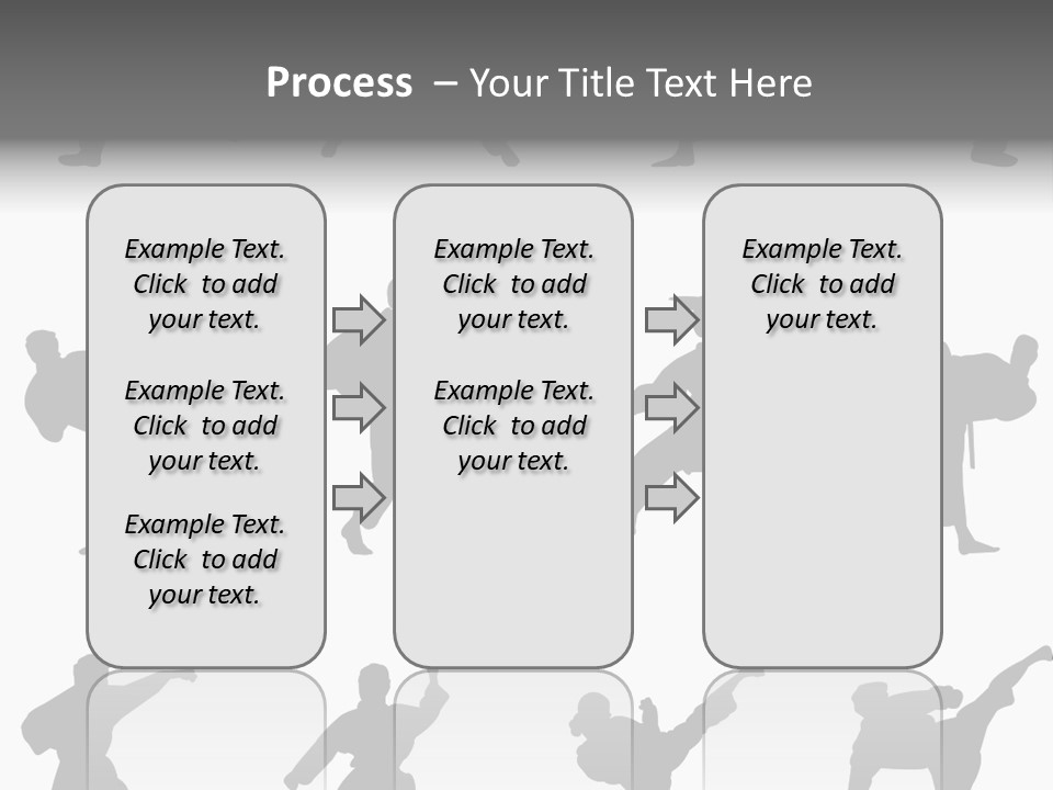 Vector Belt Karate PowerPoint Template