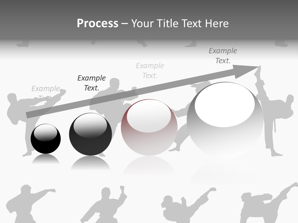 Vector Belt Karate PowerPoint Template