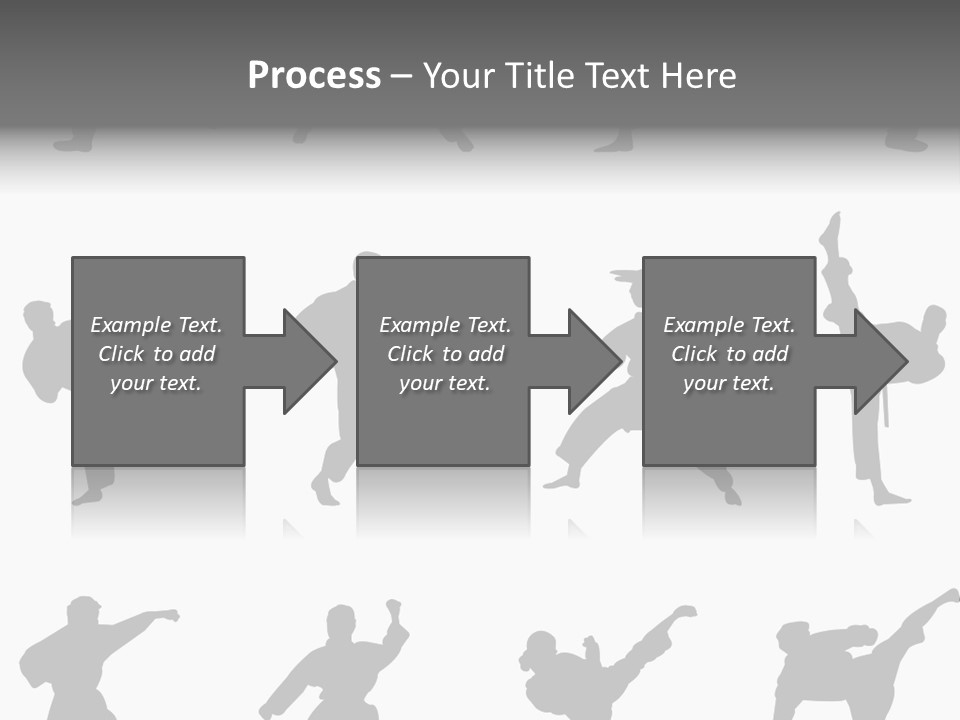 Vector Belt Karate PowerPoint Template