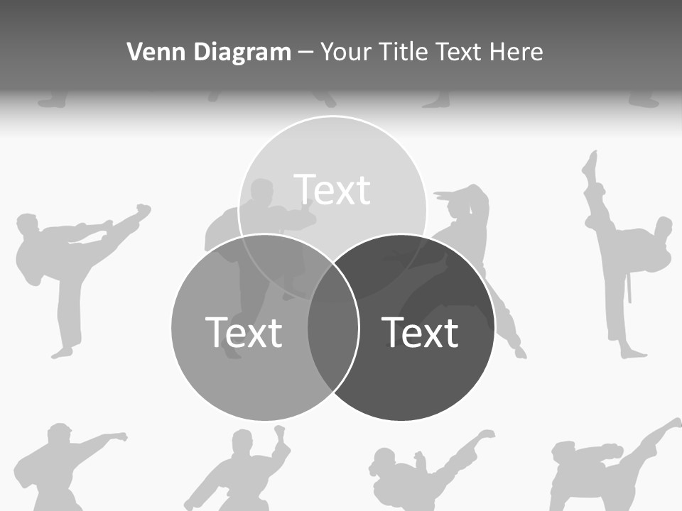 Vector Belt Karate PowerPoint Template