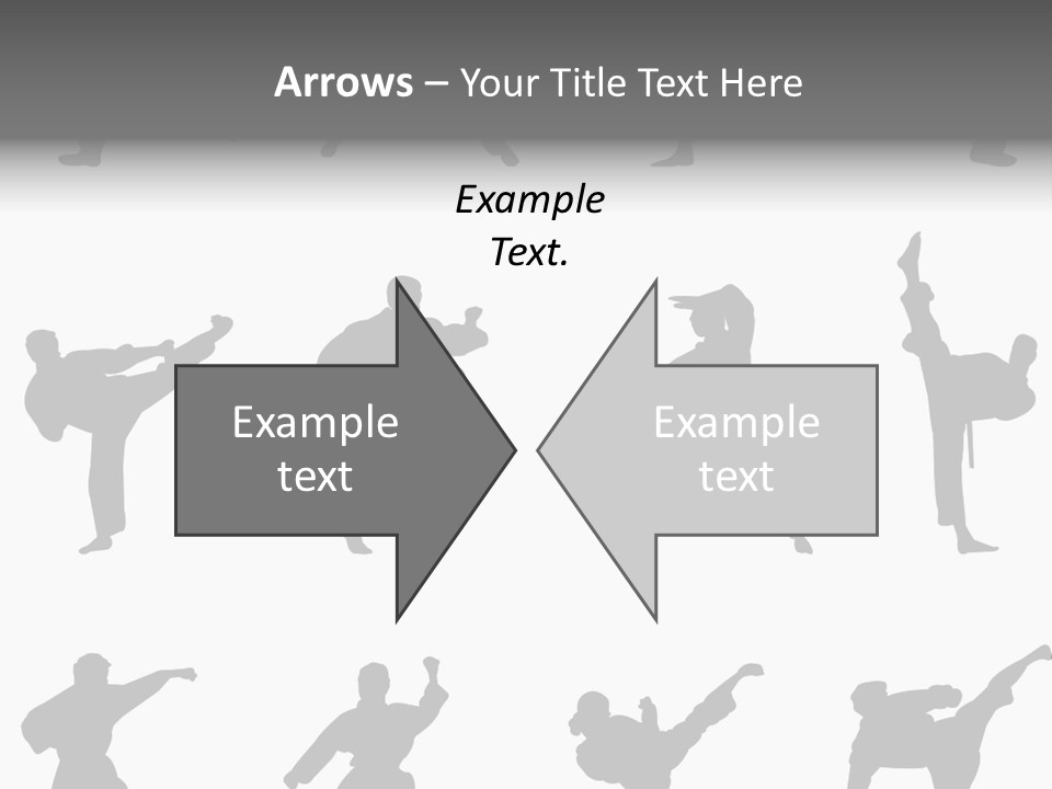 Vector Belt Karate PowerPoint Template