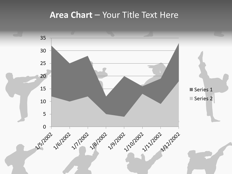 Vector Belt Karate PowerPoint Template