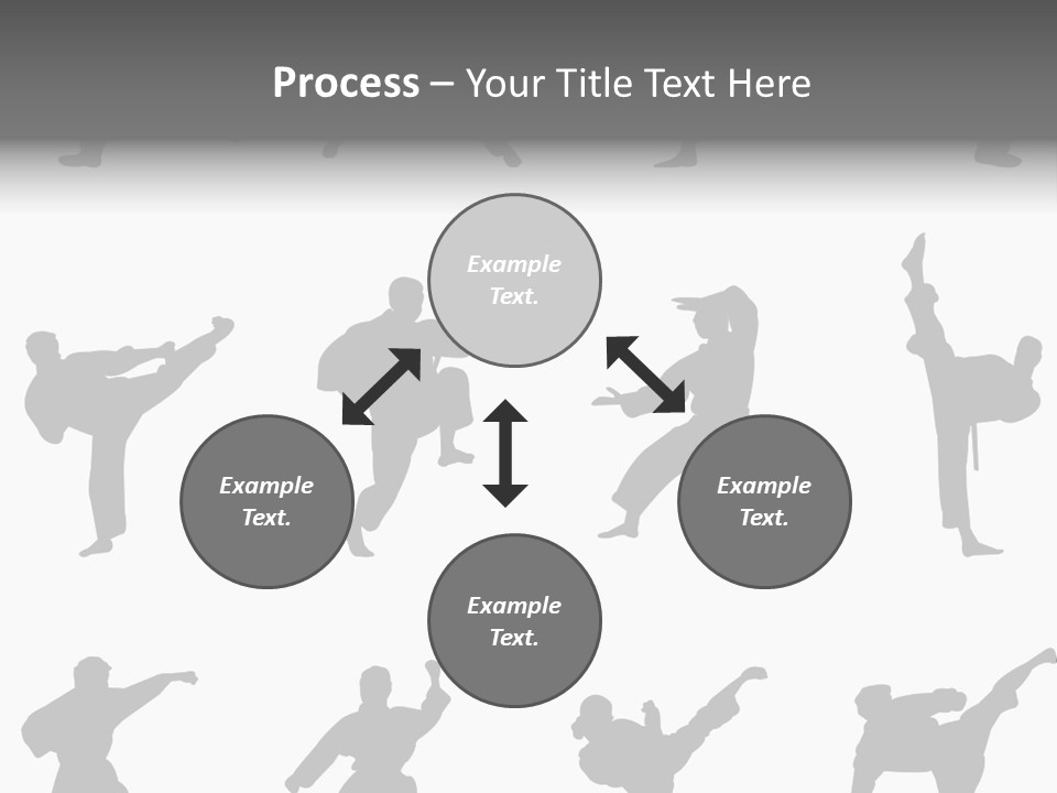 Vector Belt Karate PowerPoint Template