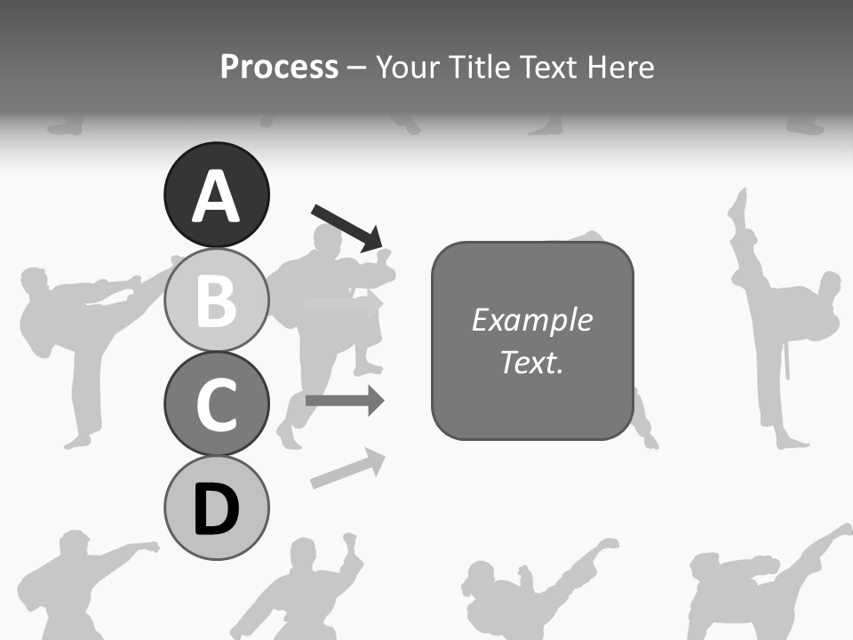 Vector Belt Karate PowerPoint Template