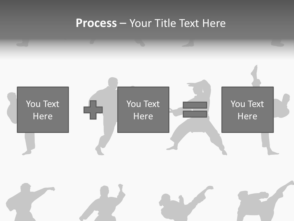 Vector Belt Karate PowerPoint Template
