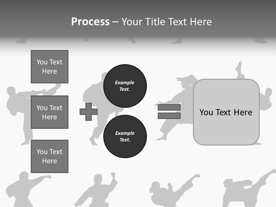 Vector Belt Karate PowerPoint Template