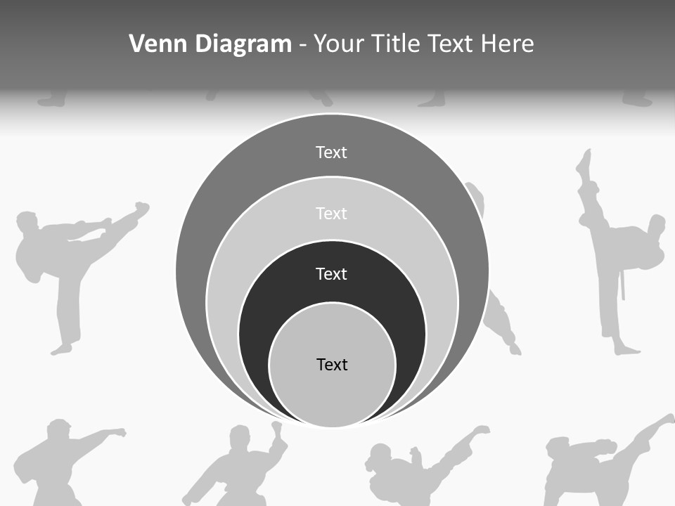 Vector Belt Karate PowerPoint Template