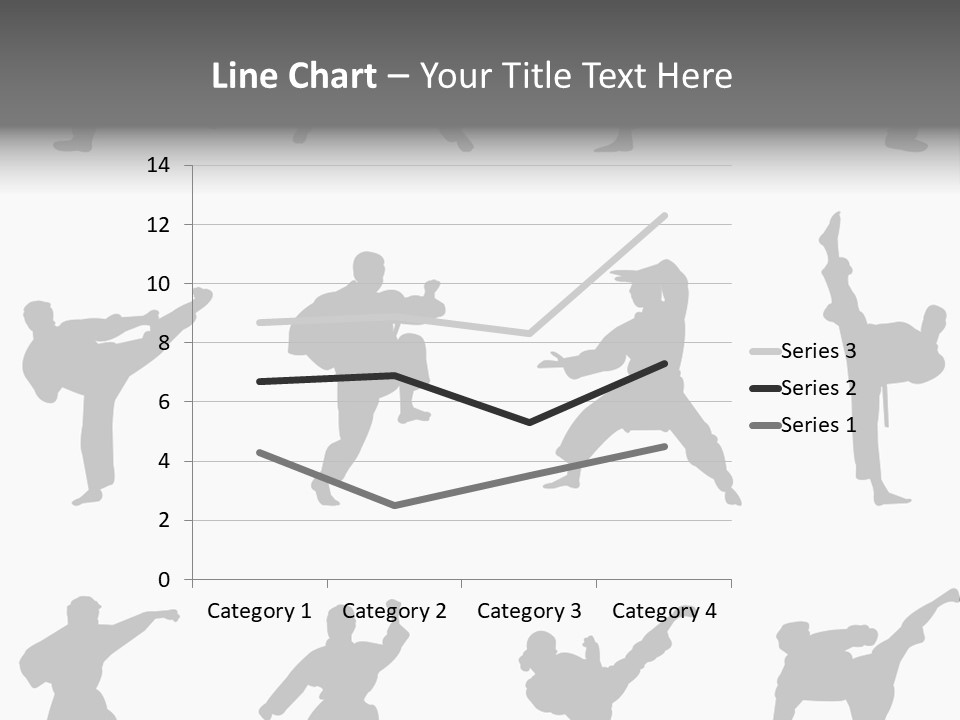 Vector Belt Karate PowerPoint Template