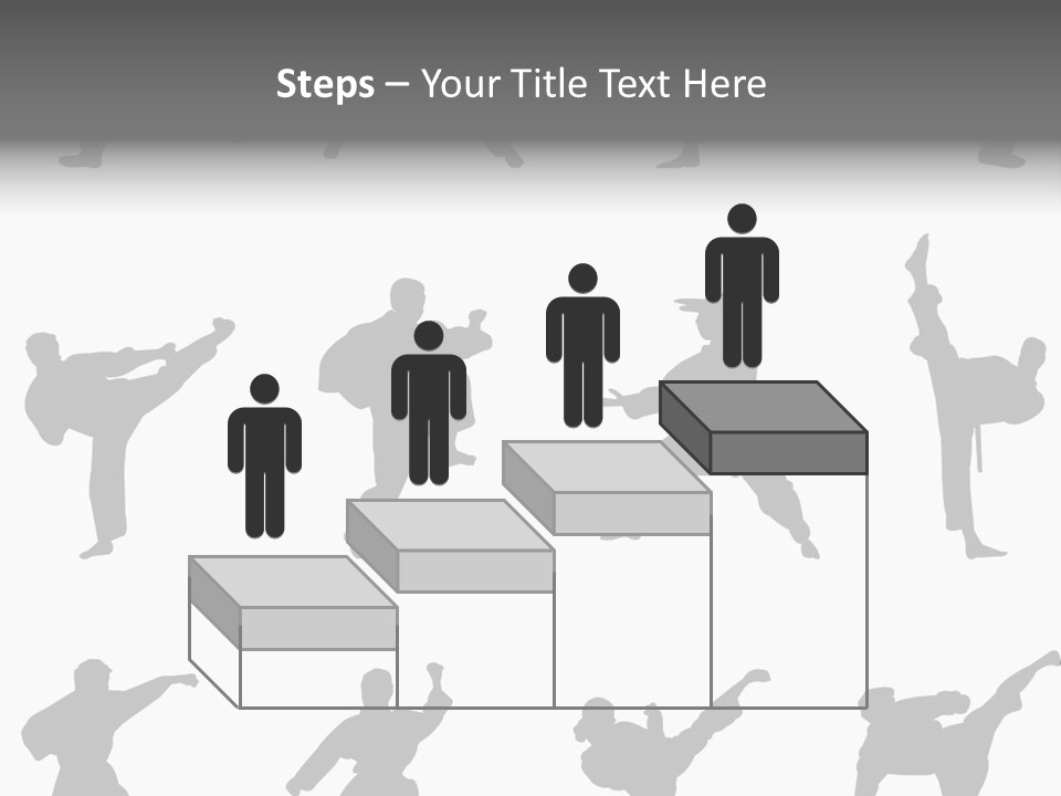 Vector Belt Karate PowerPoint Template