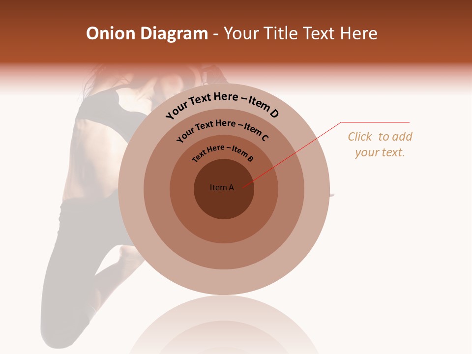 Leap Fitness Woman PowerPoint Template