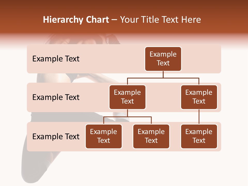 Leap Fitness Woman PowerPoint Template