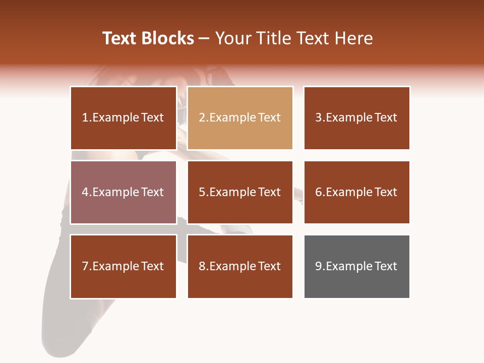 Leap Fitness Woman PowerPoint Template