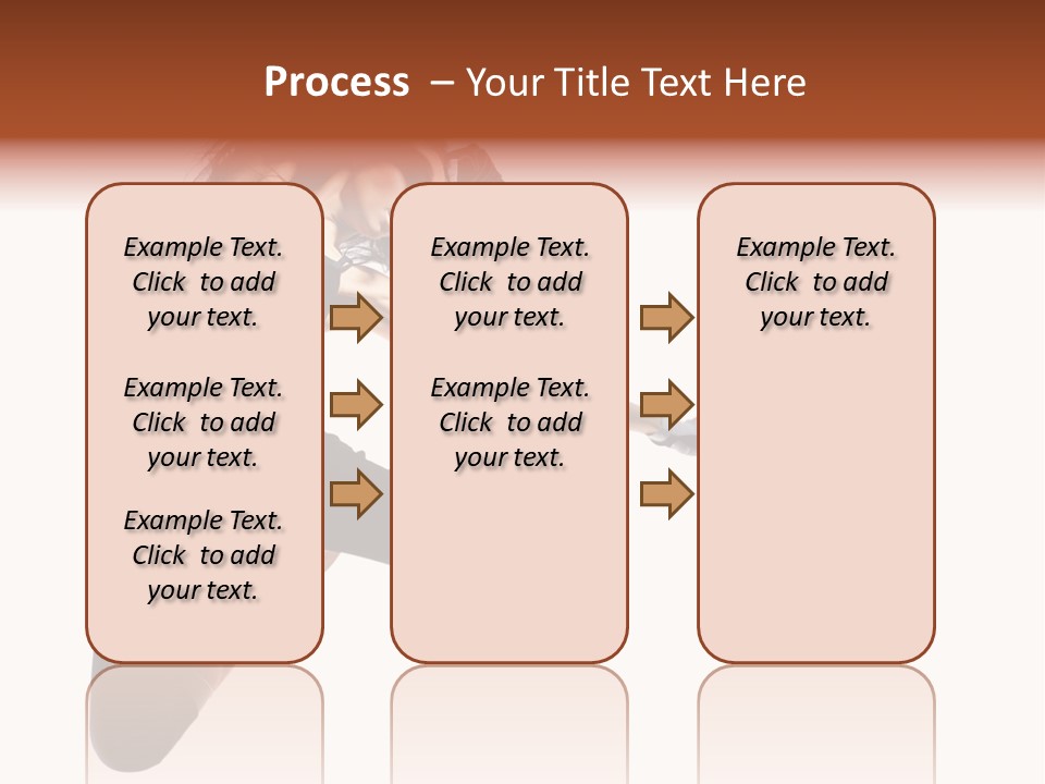 Leap Fitness Woman PowerPoint Template