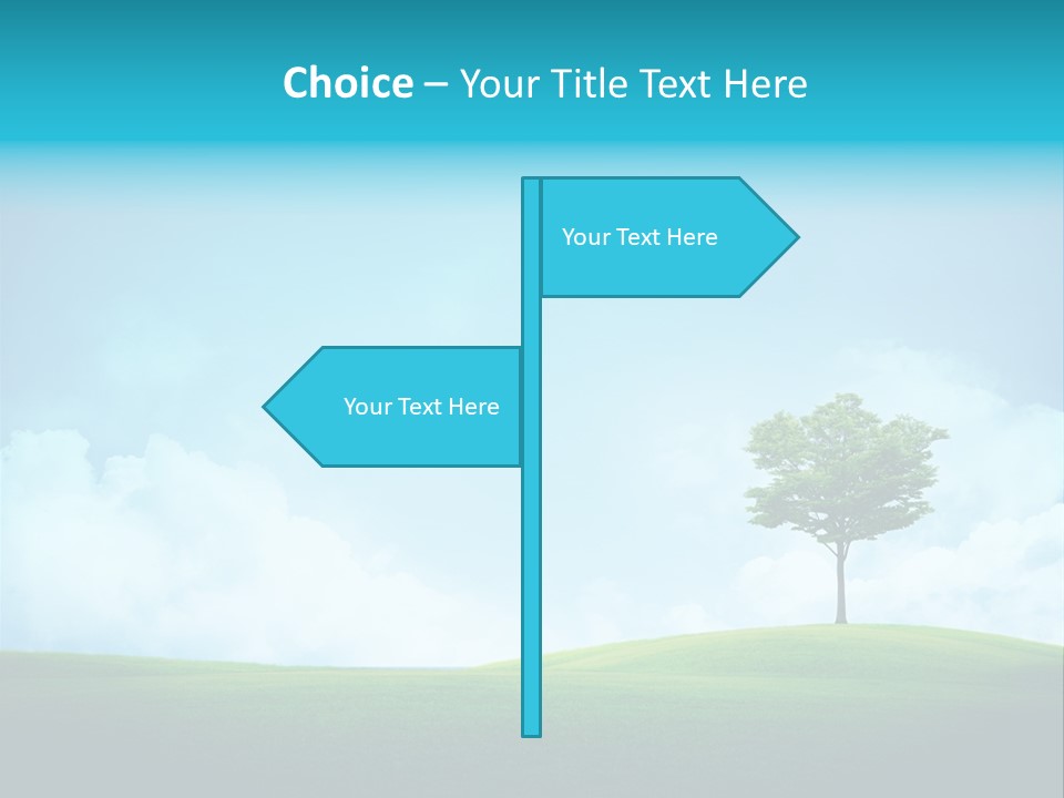 Drive Danger Current PowerPoint Template