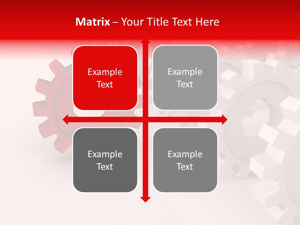 Pinion Connecting Engine PowerPoint Template