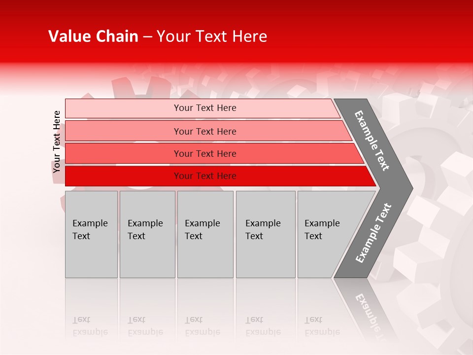 Pinion Connecting Engine PowerPoint Template