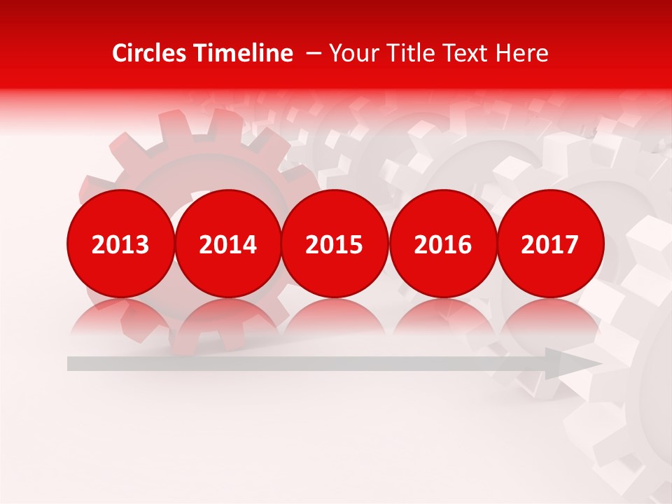 Pinion Connecting Engine PowerPoint Template