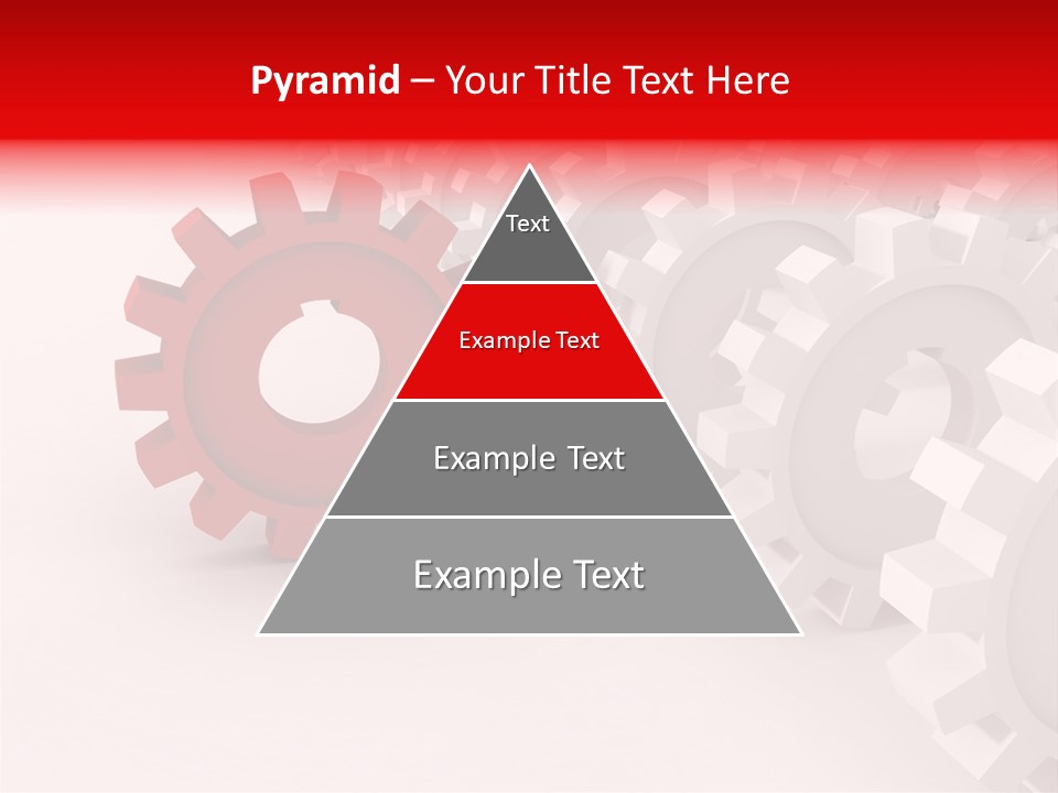 Pinion Connecting Engine PowerPoint Template