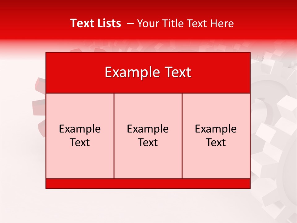 Pinion Connecting Engine PowerPoint Template