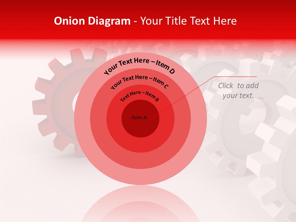 Pinion Connecting Engine PowerPoint Template