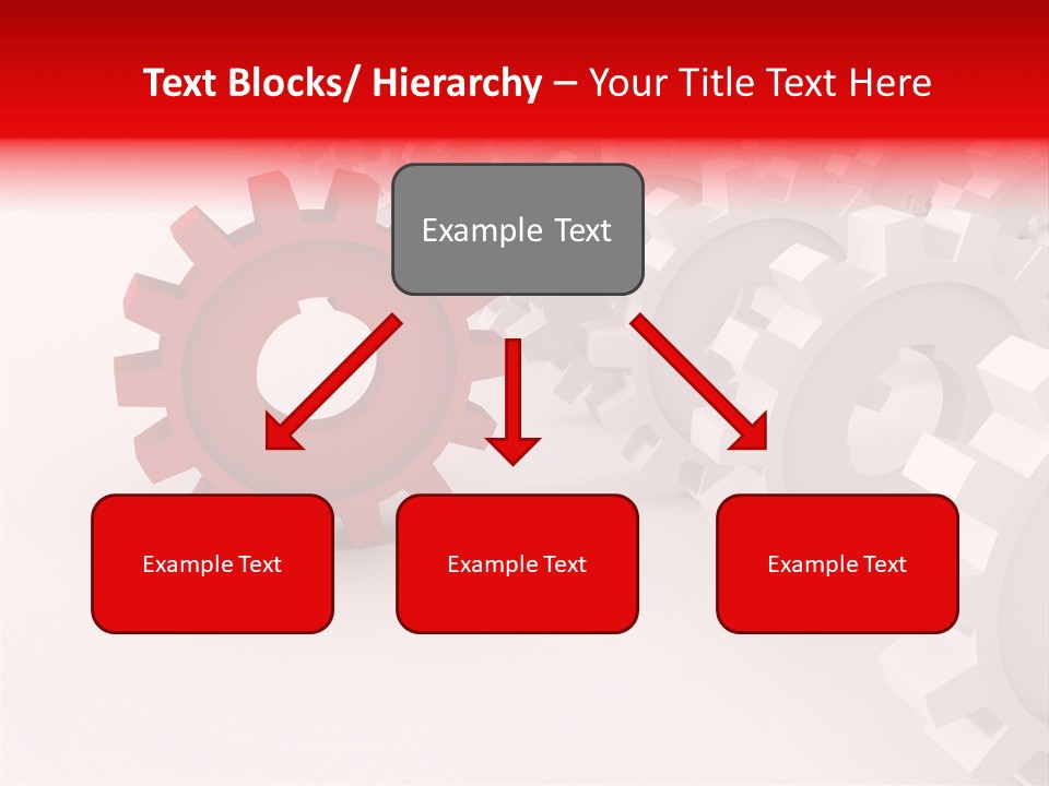 Pinion Connecting Engine PowerPoint Template