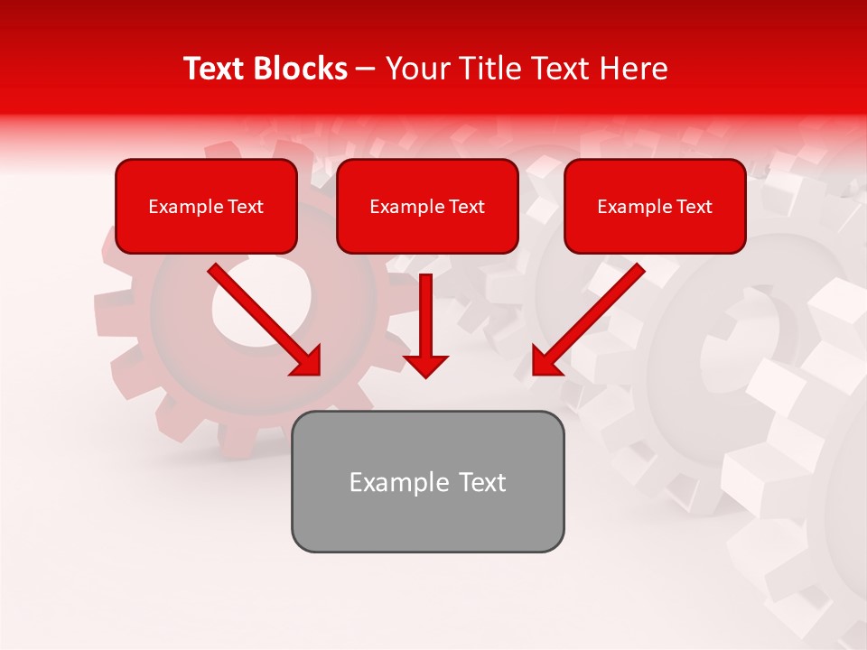 Pinion Connecting Engine PowerPoint Template
