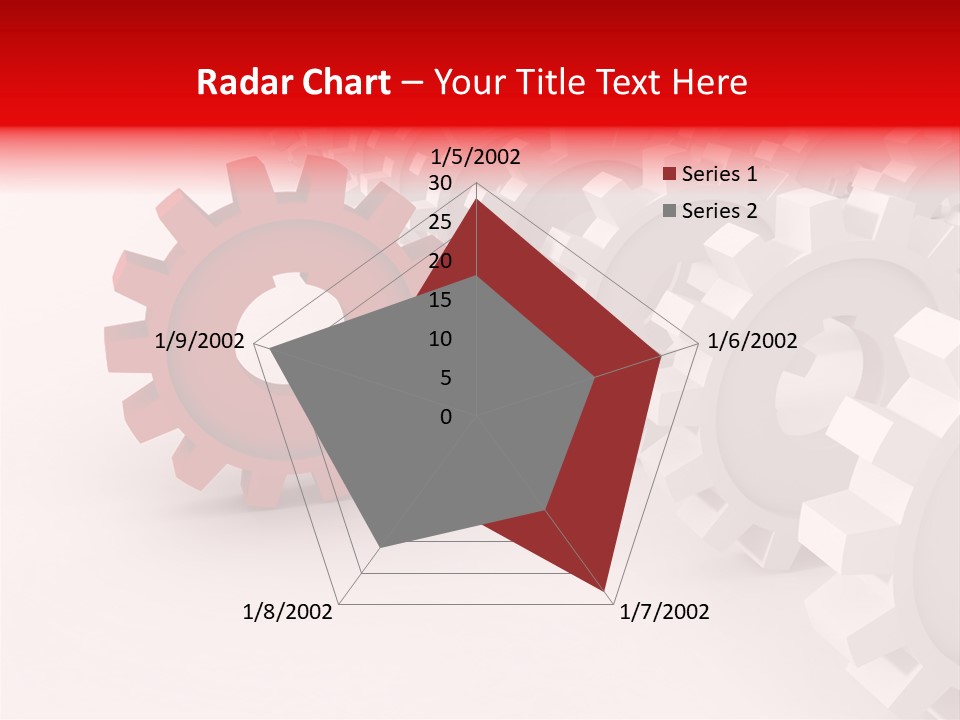 Pinion Connecting Engine PowerPoint Template
