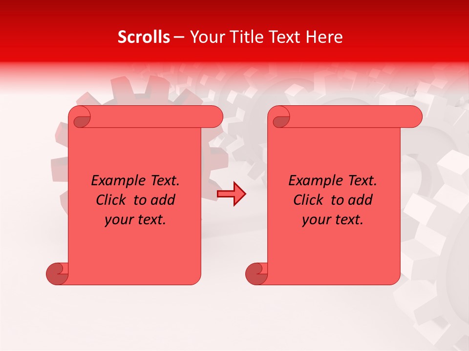 Pinion Connecting Engine PowerPoint Template