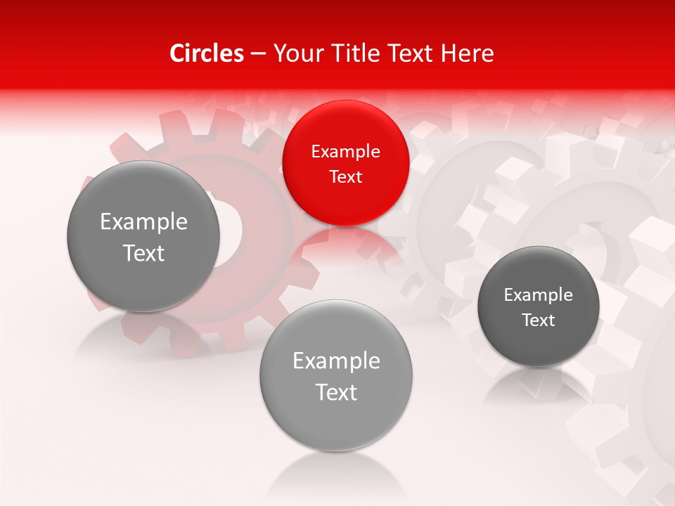 Pinion Connecting Engine PowerPoint Template