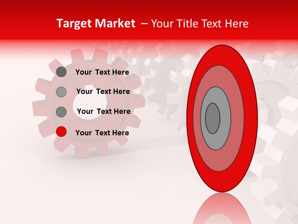 Pinion Connecting Engine PowerPoint Template