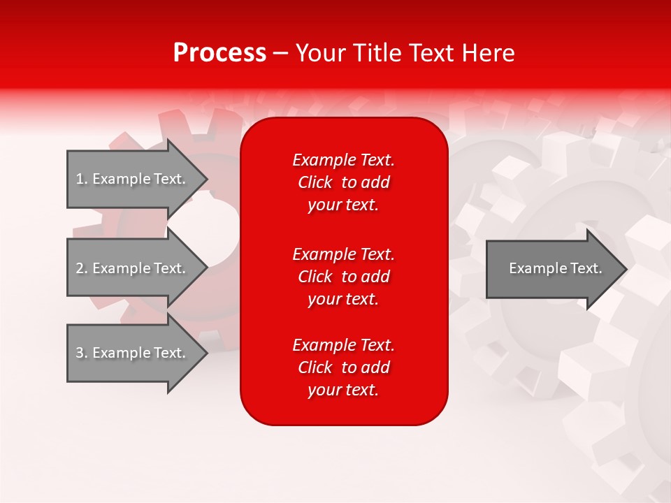 Pinion Connecting Engine PowerPoint Template
