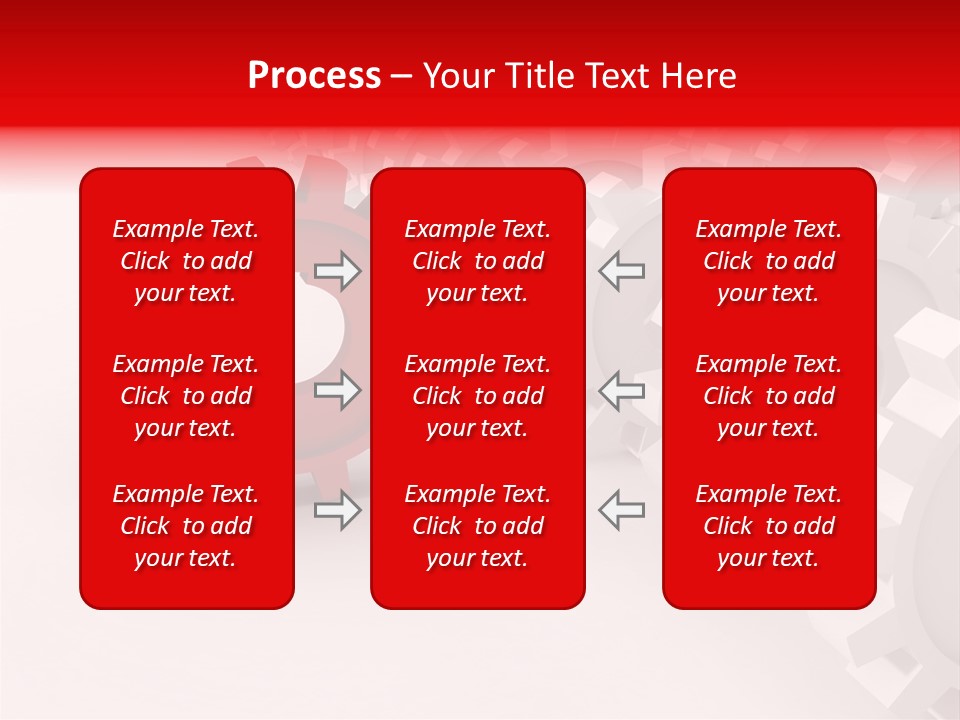 Pinion Connecting Engine PowerPoint Template