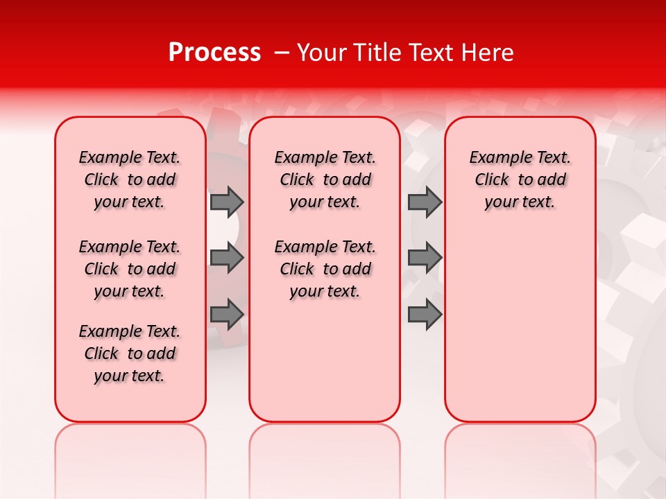 Pinion Connecting Engine PowerPoint Template