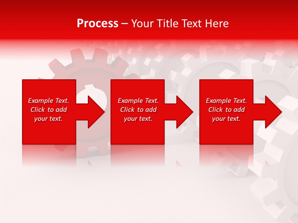 Pinion Connecting Engine PowerPoint Template