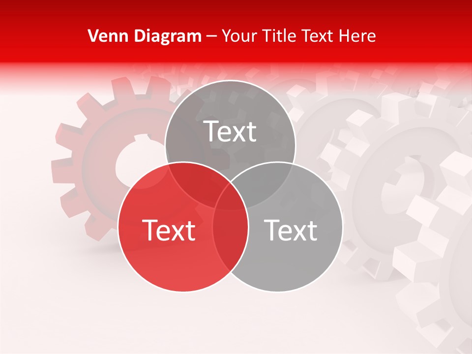 Pinion Connecting Engine PowerPoint Template