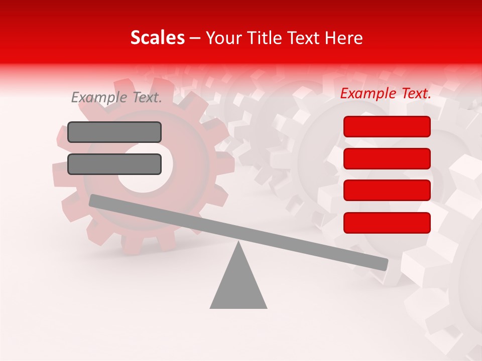 Pinion Connecting Engine PowerPoint Template