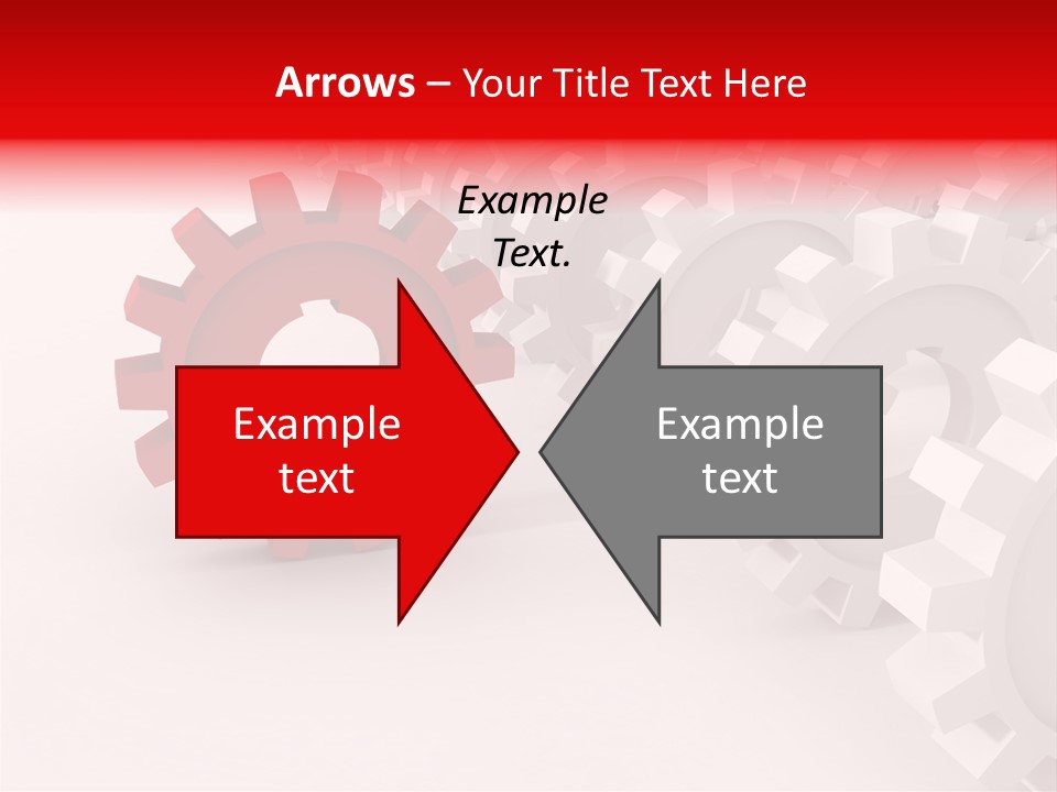 Pinion Connecting Engine PowerPoint Template