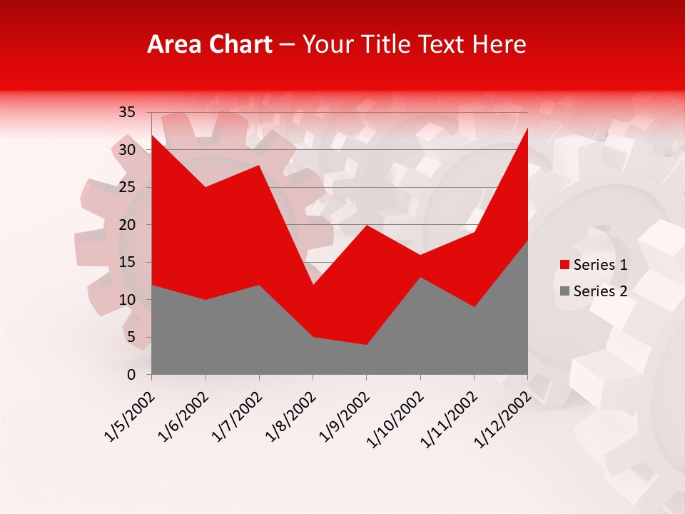 Pinion Connecting Engine PowerPoint Template