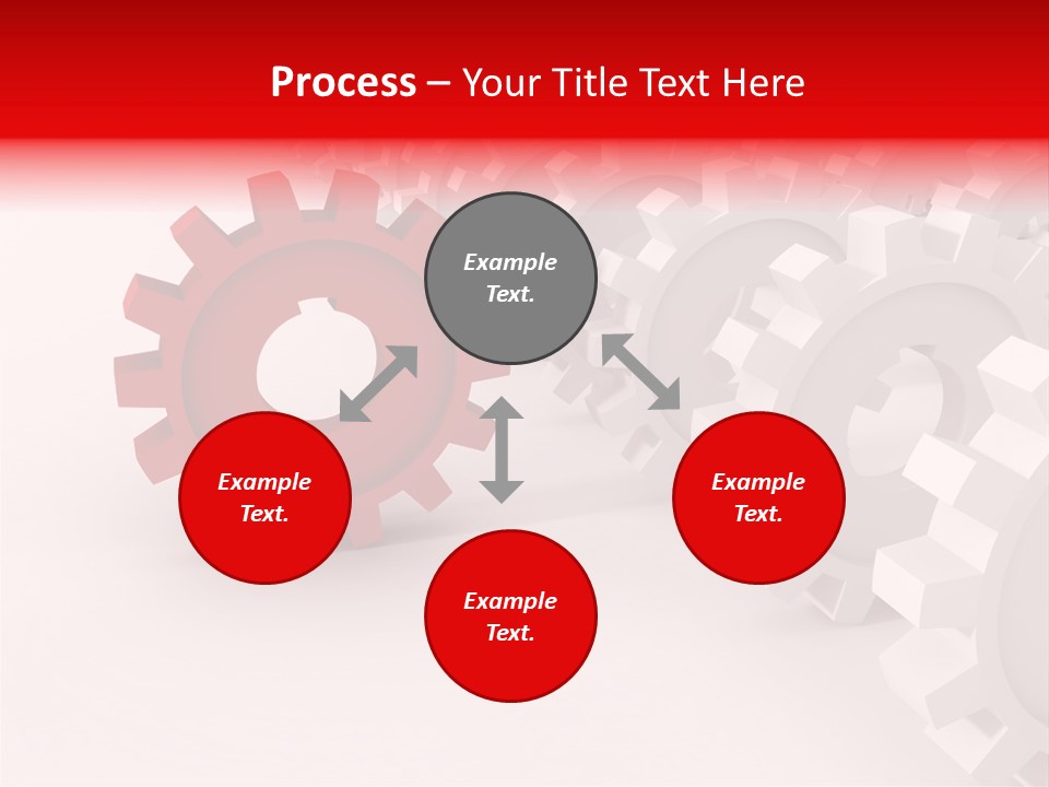Pinion Connecting Engine PowerPoint Template