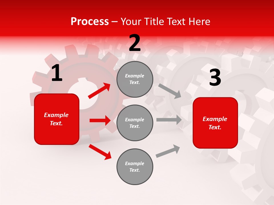 Pinion Connecting Engine PowerPoint Template