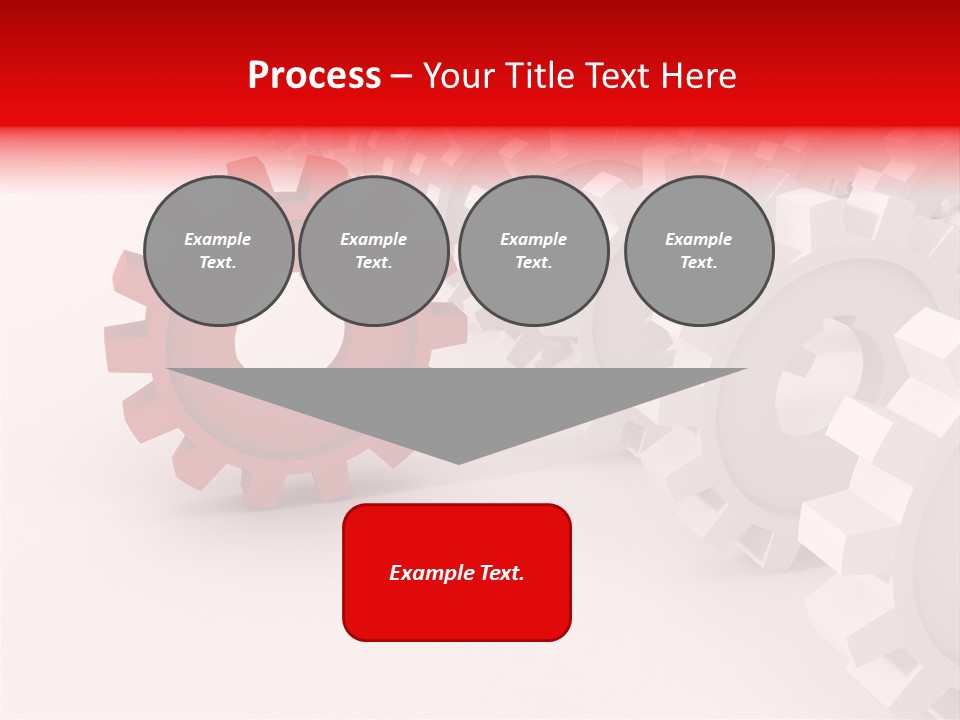 Pinion Connecting Engine PowerPoint Template