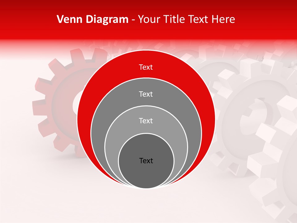 Pinion Connecting Engine PowerPoint Template